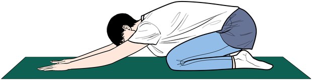허리 근육 스트레칭