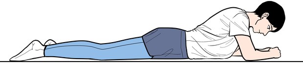무릎 플랭크 운동