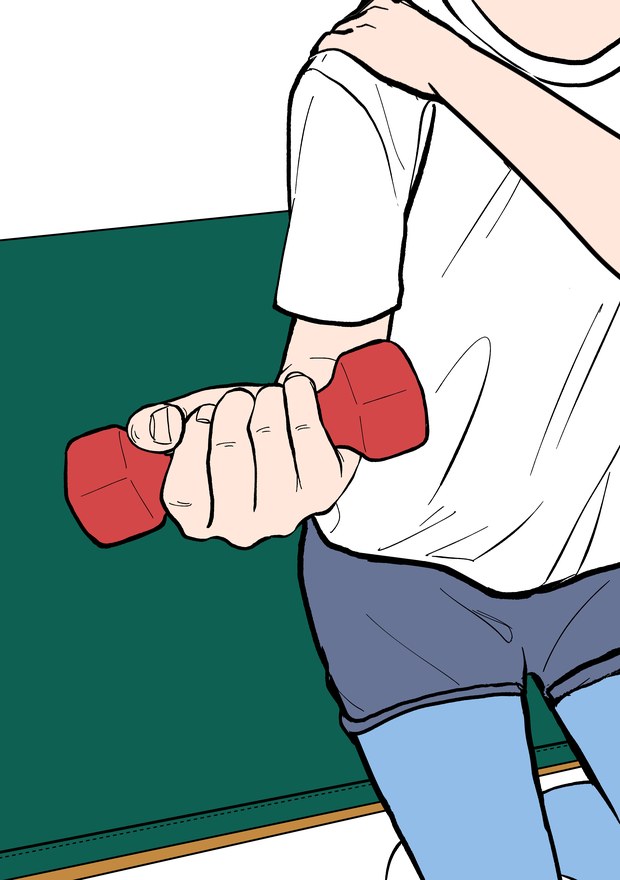 이두근 강화: 아령