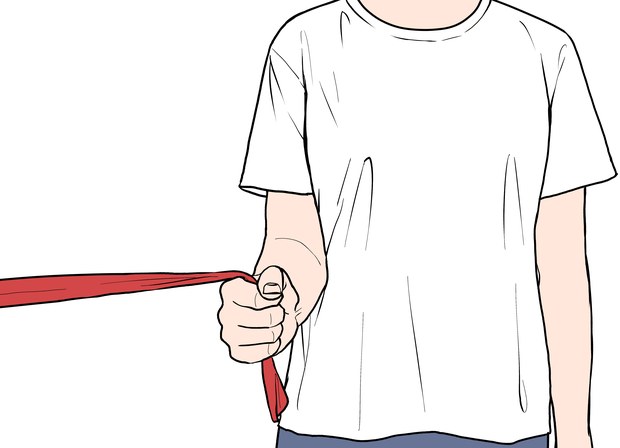 내회전근 강화운동: 밴드